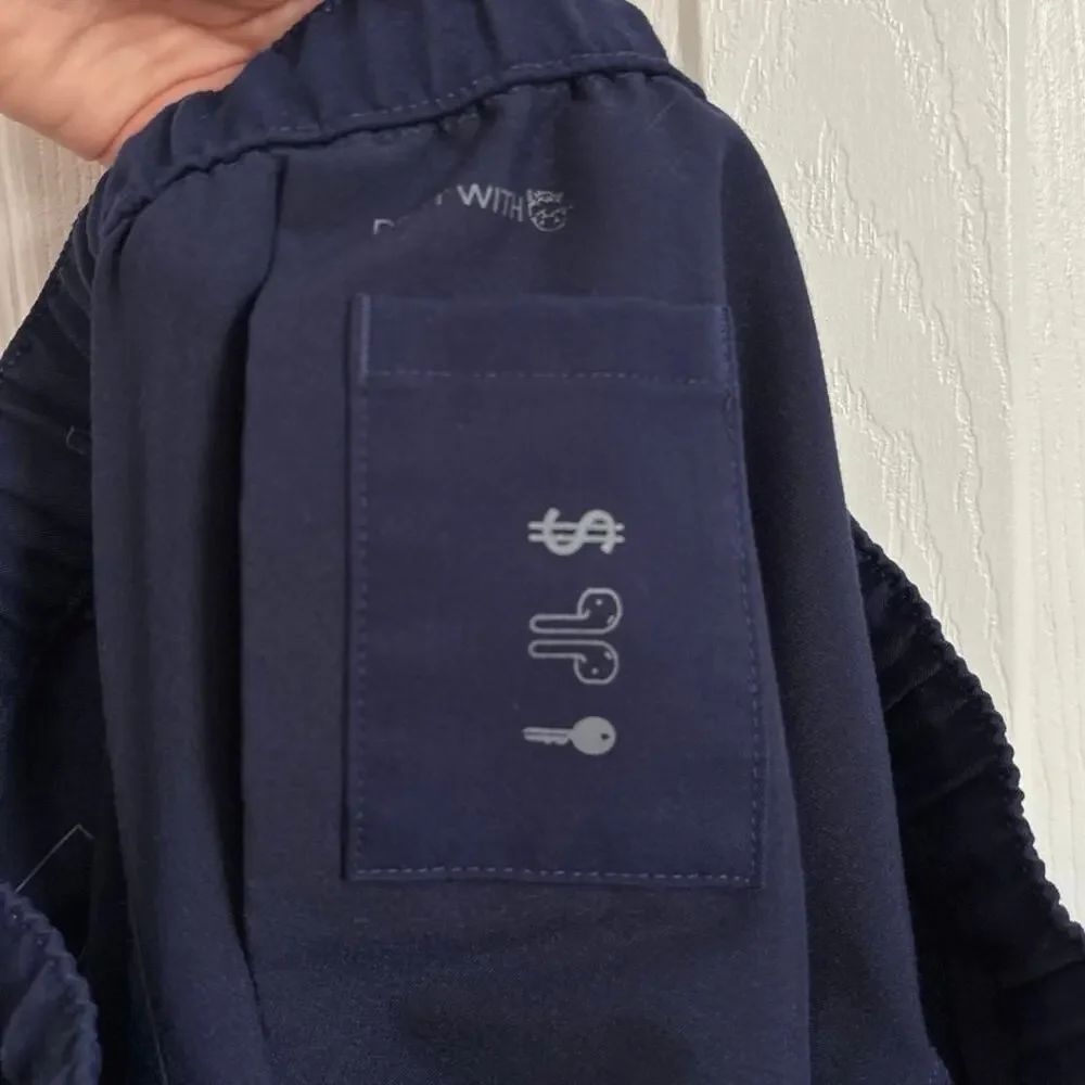 Figs Men’s Navy Blue Tansen Jogger Scrub Pants Size Small
